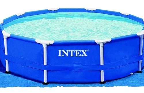 Podloga za bazen Intex 472×472 cm štiti dno bazena od vlage i neravnina. Pogodna za okrugle bazene Ø 244–457 cm, laka za postavljanje.